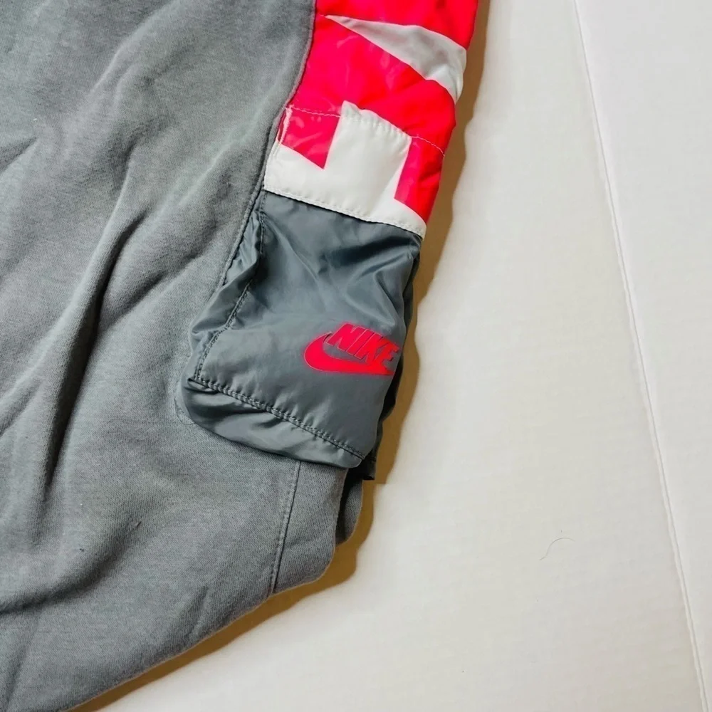 NIKE Youth Gray Fleece Cargo Sweatpant Joggers Size Large